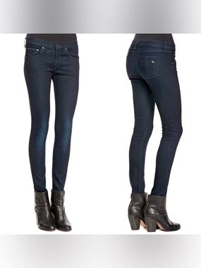 rag & bone Women’s Blue Denim Skinny Jeans